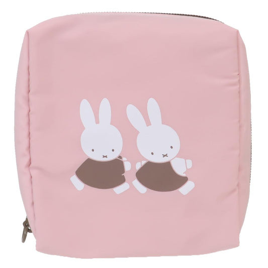 スクエアポーチ コスメポーチ ミッフィー pink ディックブルーナ Green Flash 小物入れ 絵本