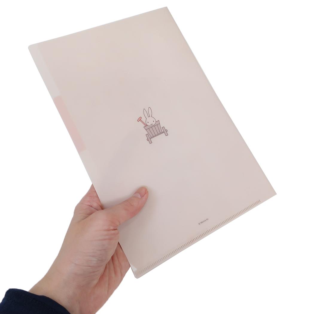 A5ポケットファイル ポケットファイル ミッフィー beige ディックブルーナ Green Flash 新学期準備文具 ミニクリアファイル 書類整理 絵本メール便可