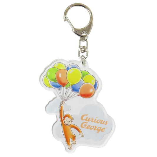 アクリルキーホルダー キーリング おさるのジョージ balloon Green Flash コレクション雑貨 絵本メール便可