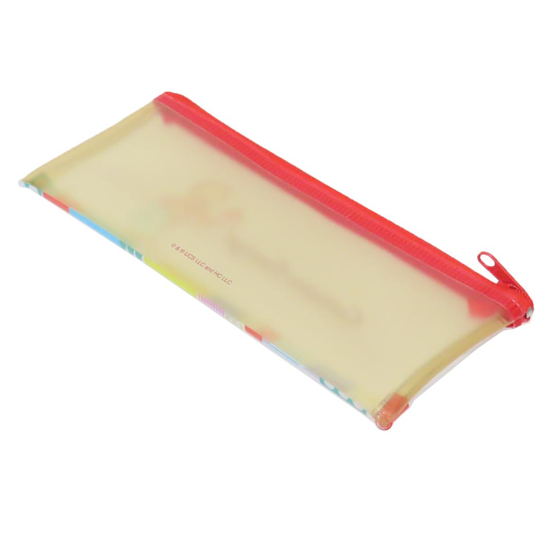 PVCペンポーチ ペンケース おさるのジョージ カラフル Green Flash 筆箱 新学期準備文具 絵本メール便可
