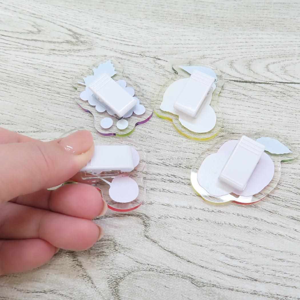 アクリルクリップ クリップ colorfruits cherry Green Flash 事務用品 かわいい メール便可