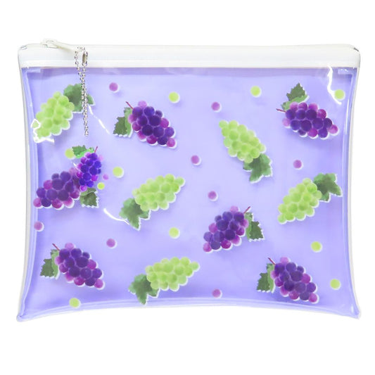 PVCポーチ ミニポーチ colorfruits grape Green Flash 小物入れ かわいい メール便可