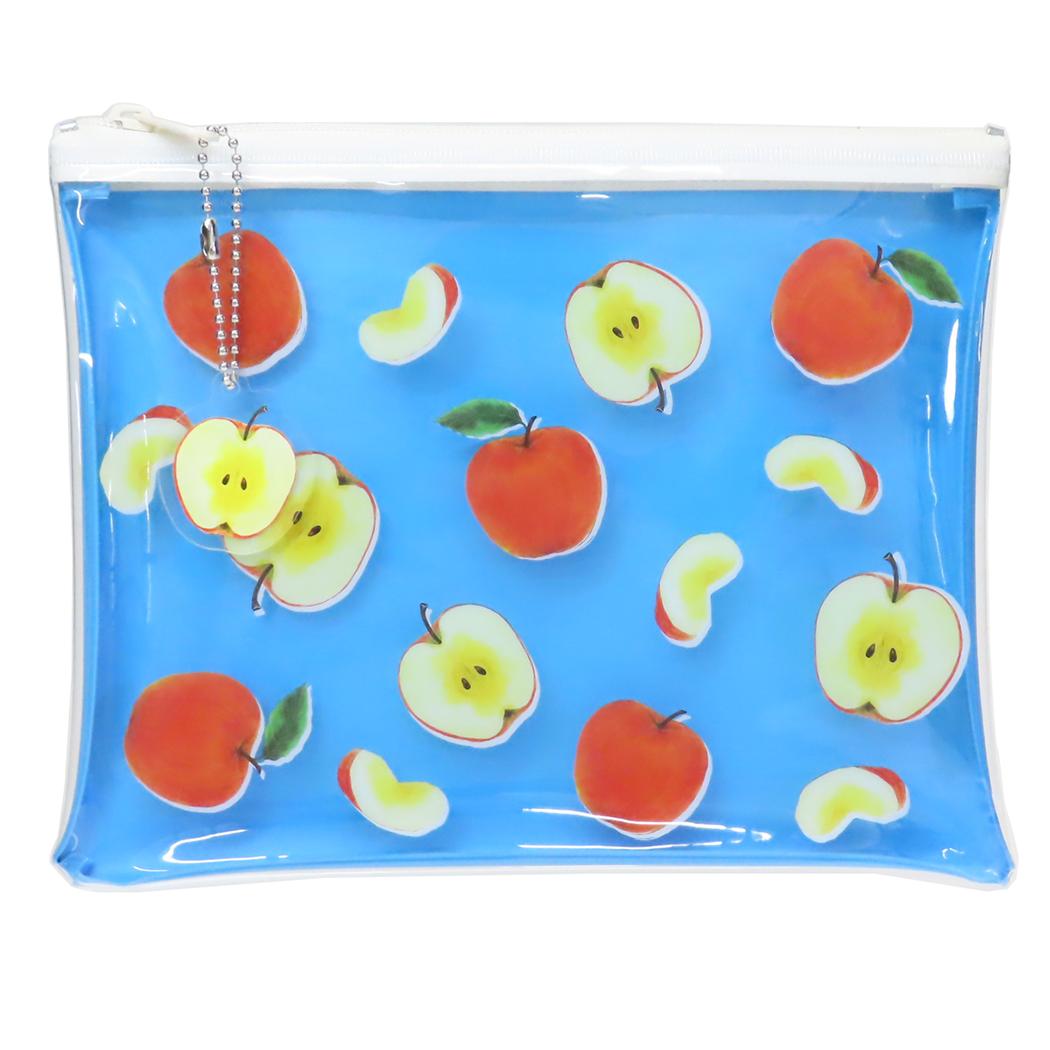 PVCポーチ ミニポーチ colorfruits apple Green Flash 小物入れ かわいい メール便可
