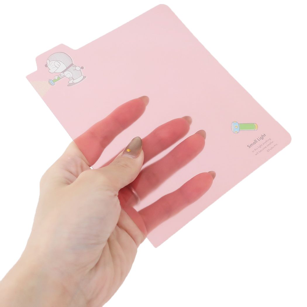リングノート スクエア用下敷き 下敷き ドラえもん スモールライト 藤子F不二雄 Green Flash かわいい 文具 アニメメール便可