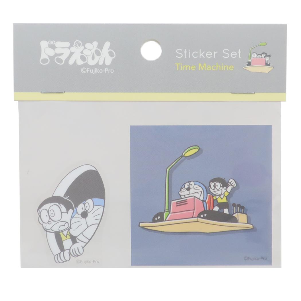 ステッカーセット ダイカットシール ドラえもん タイムマシン 藤子F不二雄 Green Flash デコシール アニメメール便可