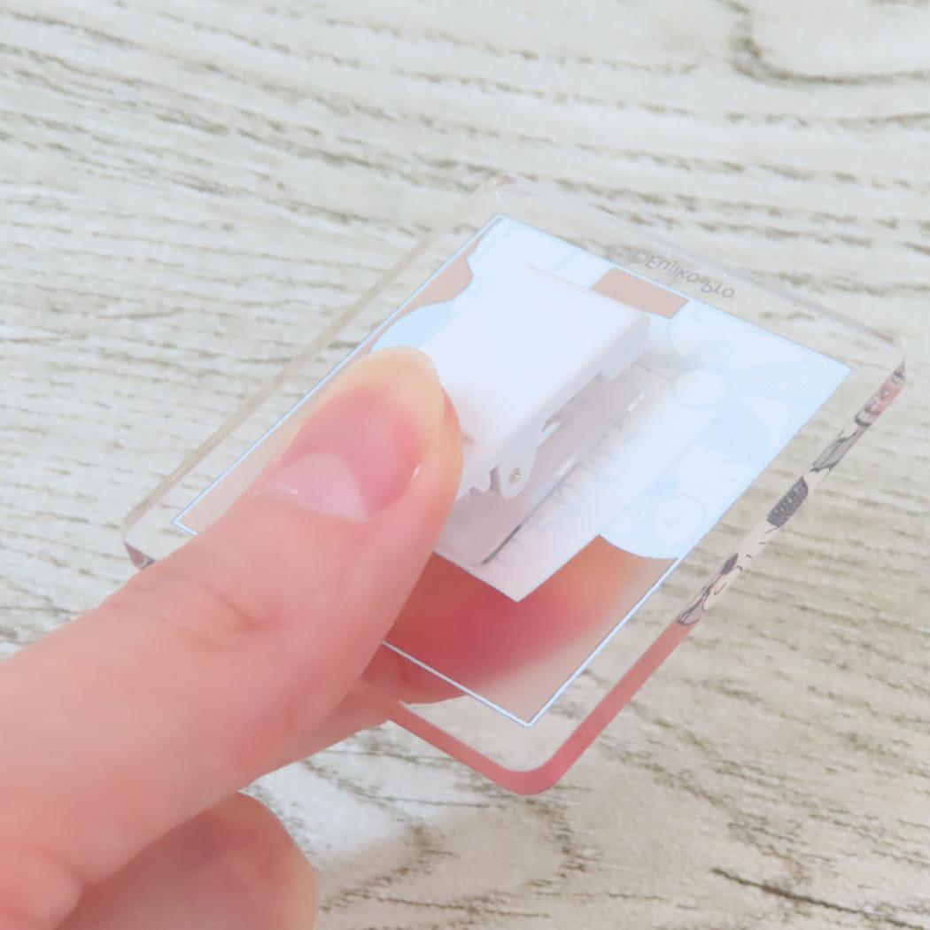 アクリルクリップ クリップ ドラえもん CORAL 藤子F不二雄 Green Flash 事務用品 アニメメール便可