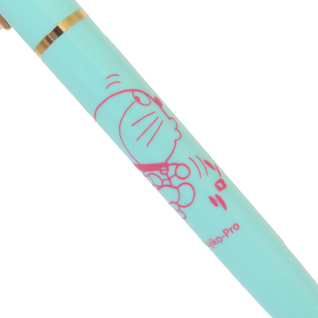 ボールペン ノック式 ボールペン ドラえもん BLUE 藤子F不二雄 Green Flash 新学期準備文具 アニメメール便可