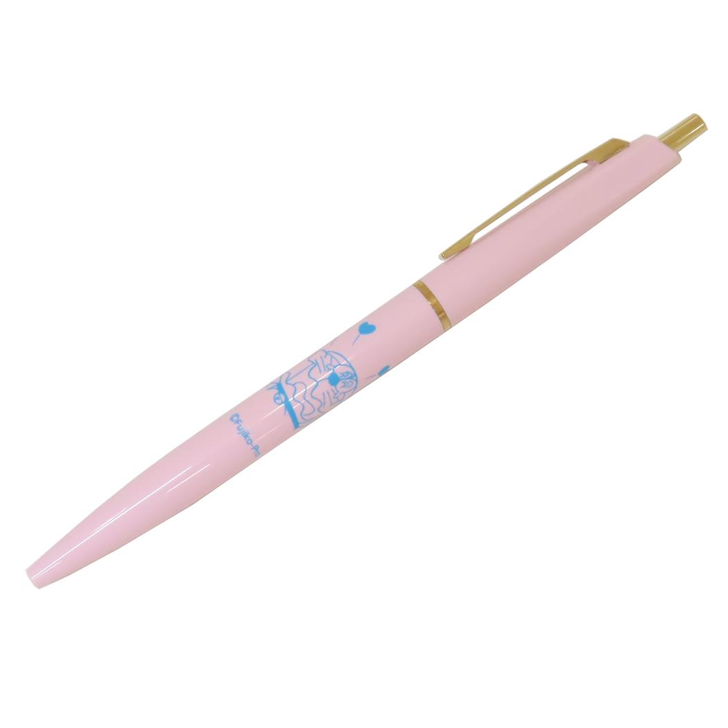 ボールペン ノック式 ボールペン ドラえもん PINK 藤子F不二雄 Green Flash 新学期準備文具 アニメメール便可