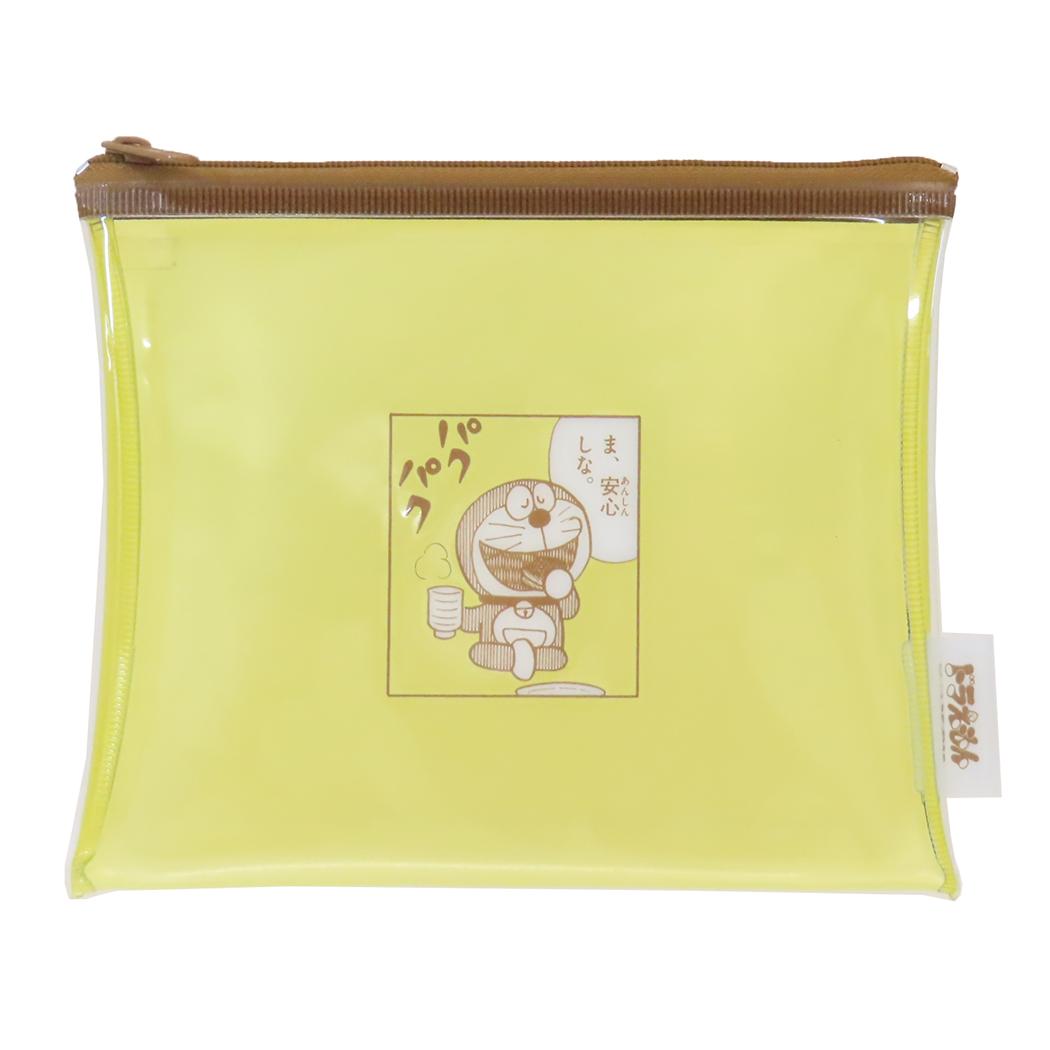 PVCポーチ コスメポーチ ドラえもん YELLOW 藤子F不二雄 Green Flash 小物入れ アニメメール便可
