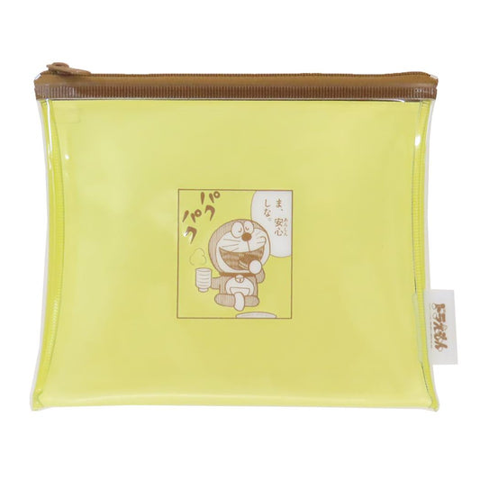 PVCポーチ コスメポーチ ドラえもん YELLOW 藤子F不二雄 Green Flash 小物入れ アニメメール便可