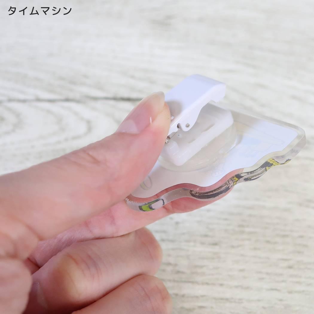 ドラえもん クリップ 2WAY アクリルクリップ タイムマシン 藤子F不二雄 Green Flash