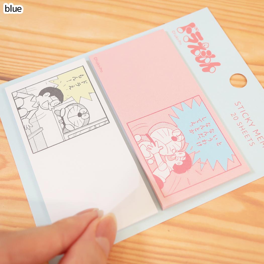 ドラえもん 付せん コマ付箋 blue 藤子F不二雄 Green Flash