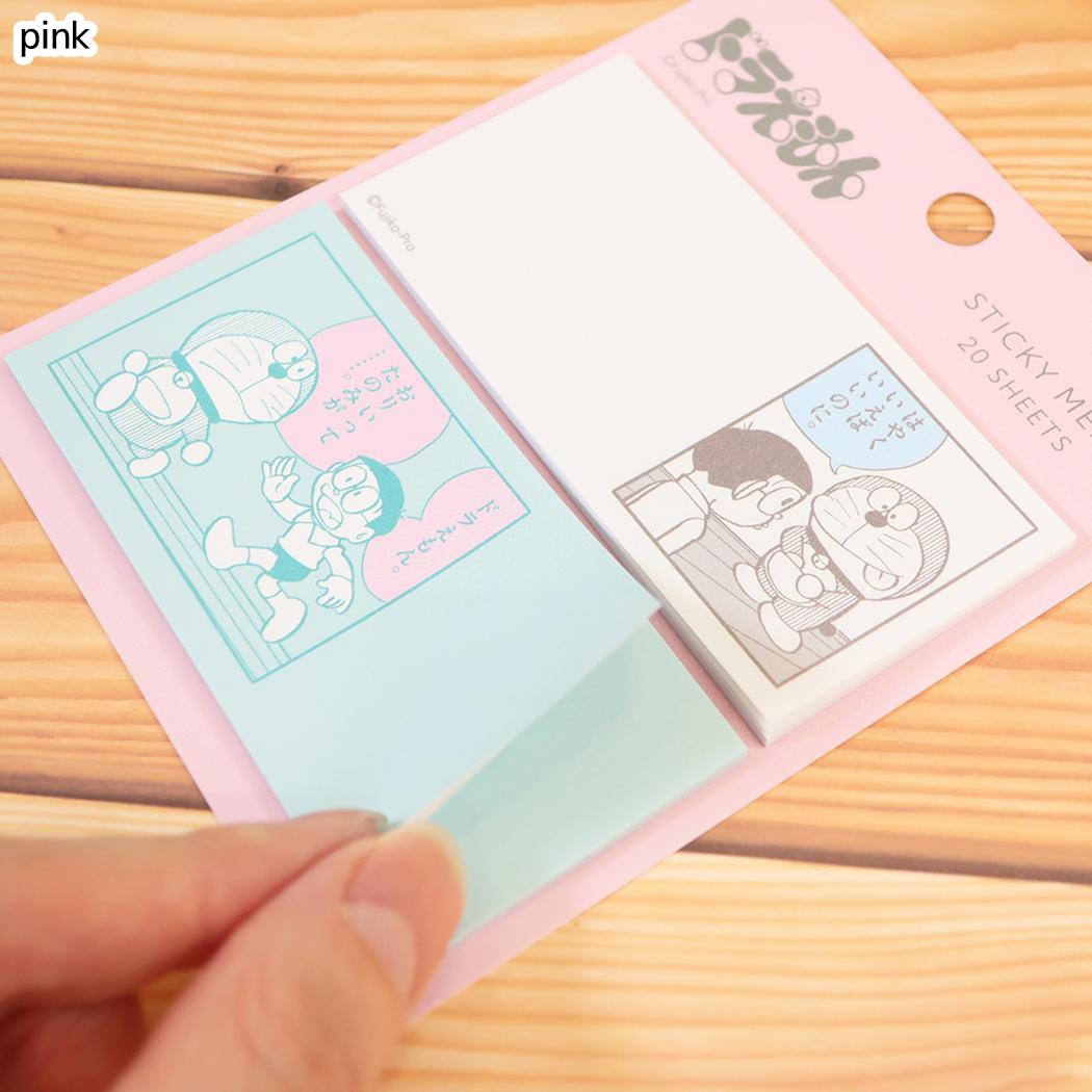 ドラえもん 付せん コマ付箋 pink 藤子F不二雄 Green Flash