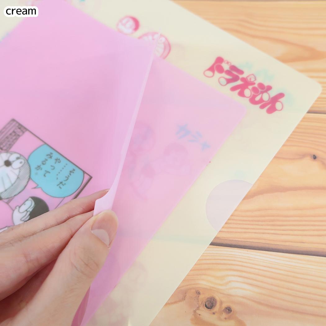 ドラえもん クリアフォルダー クリアファイルセット A4 A5 cream 藤子F不二雄 Green Flash