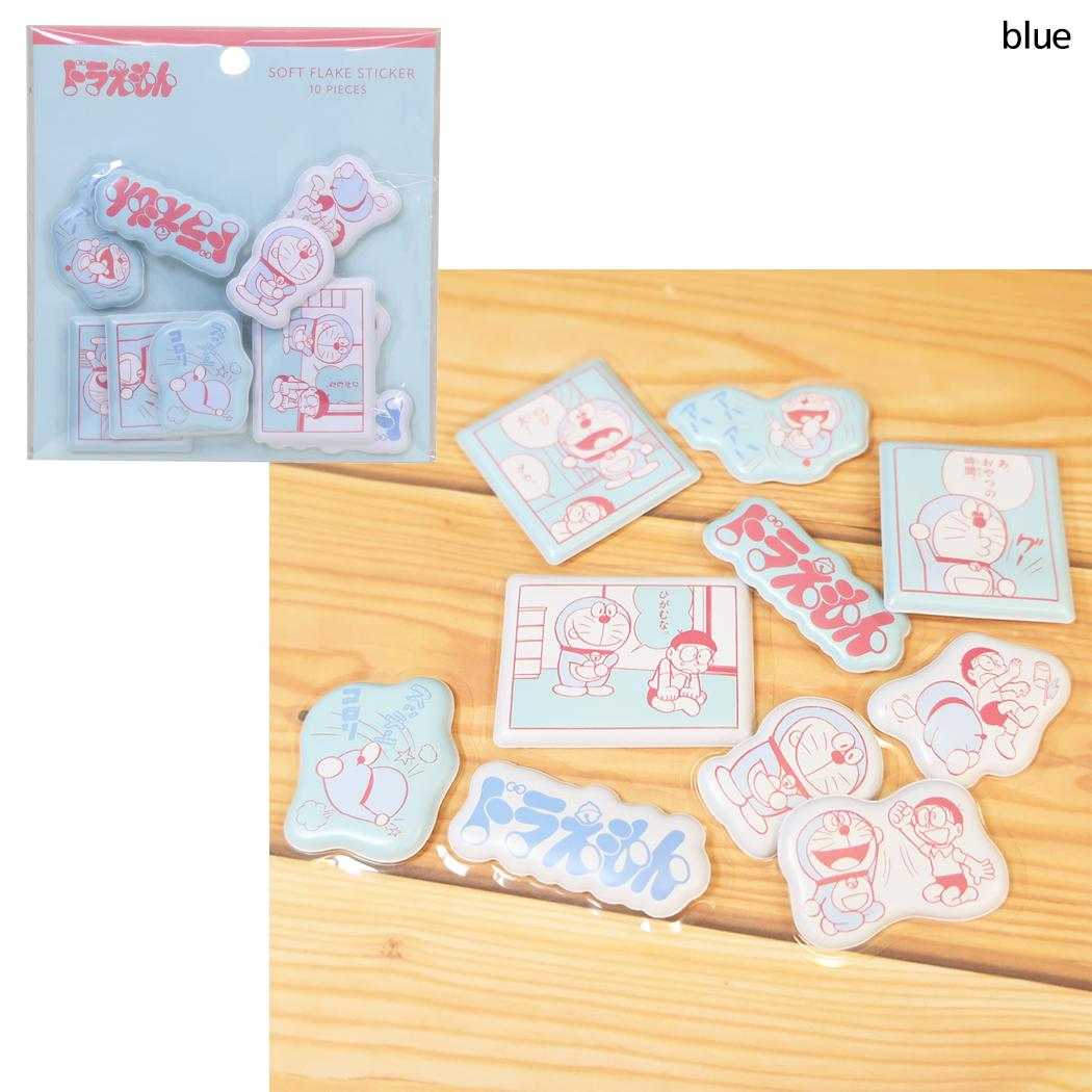 ドラえもん フレークシール ぷっくりフレークシール blue 藤子F不二雄 Green Flash