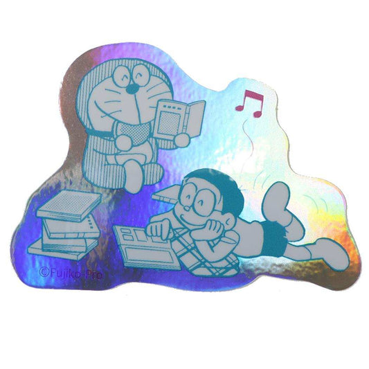 ドラえもん ダイカットシール オーロラステッカー のんびり 藤子F不二雄 Green Flash