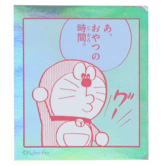 ドラえもん ダイカットシール オーロラステッカー blue 藤子F不二雄 Green Flash