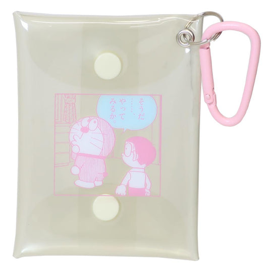 ドラえもん ミニポーチ PVCミニケース cream 藤子F不二雄 Green Flash