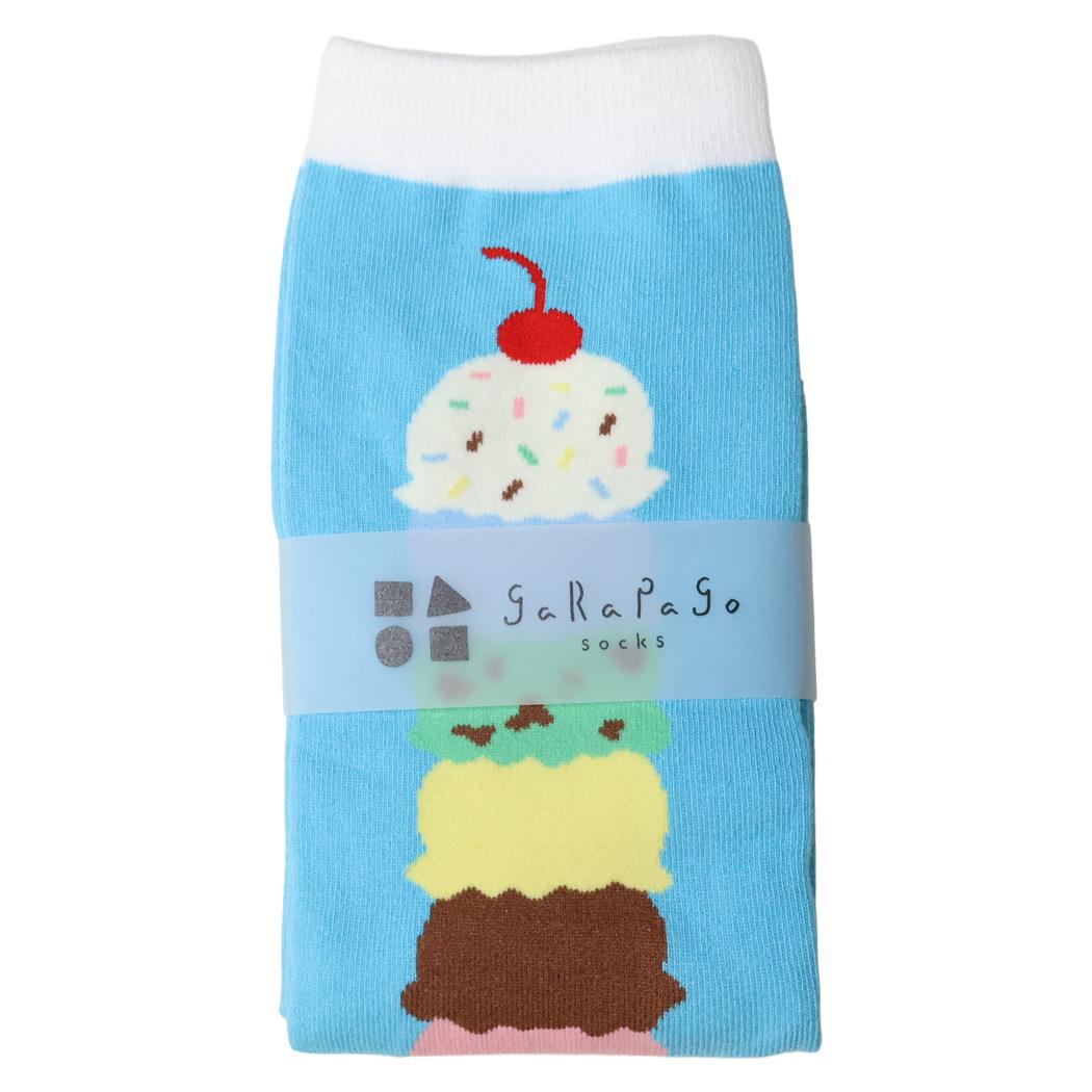 靴下 女性用靴下 garapagosocks アイス Green Flash プレゼント おもしろ雑貨 メール便可