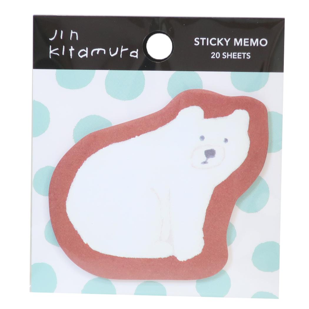 北村 人 付箋 ふせん Sticky Note シロクマ 日本製 Green Flash