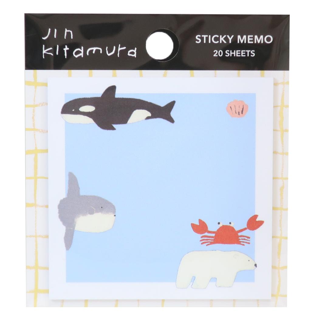 北村 人 付箋 ふせん Sticky Note にんきもの 日本製 Green Flash