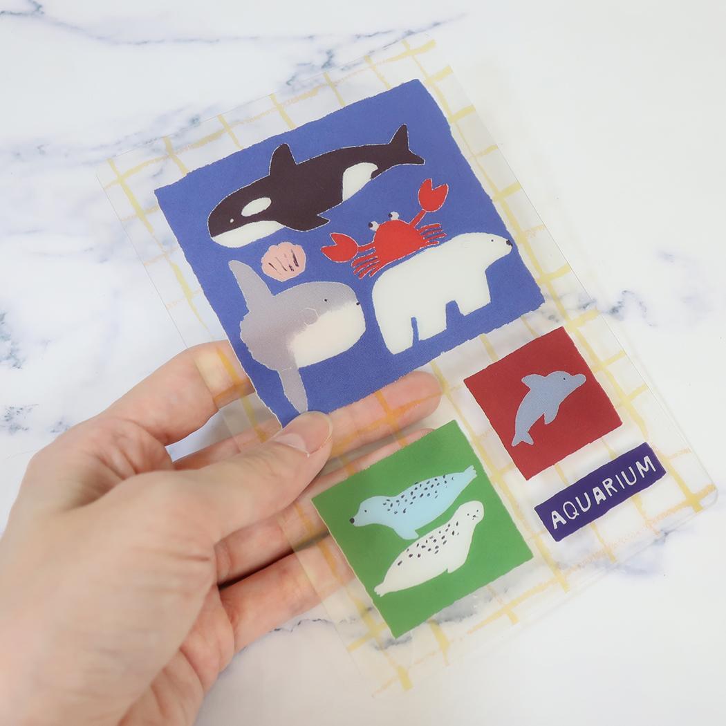 北村 人 コレクション雑貨 クリアカード にんきもの 日本製 Green Flash