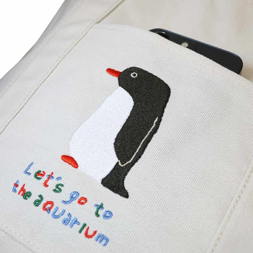 北村 人 手提げかばん トートバッグ ペンギン Green Flash