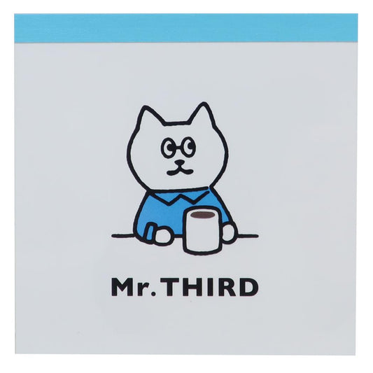 Mr.THIRD メモ帳 メモパッドスクエア サード Green Flash 新学期準備文具 キャラクター グッズ メール便可 シネマコレクション