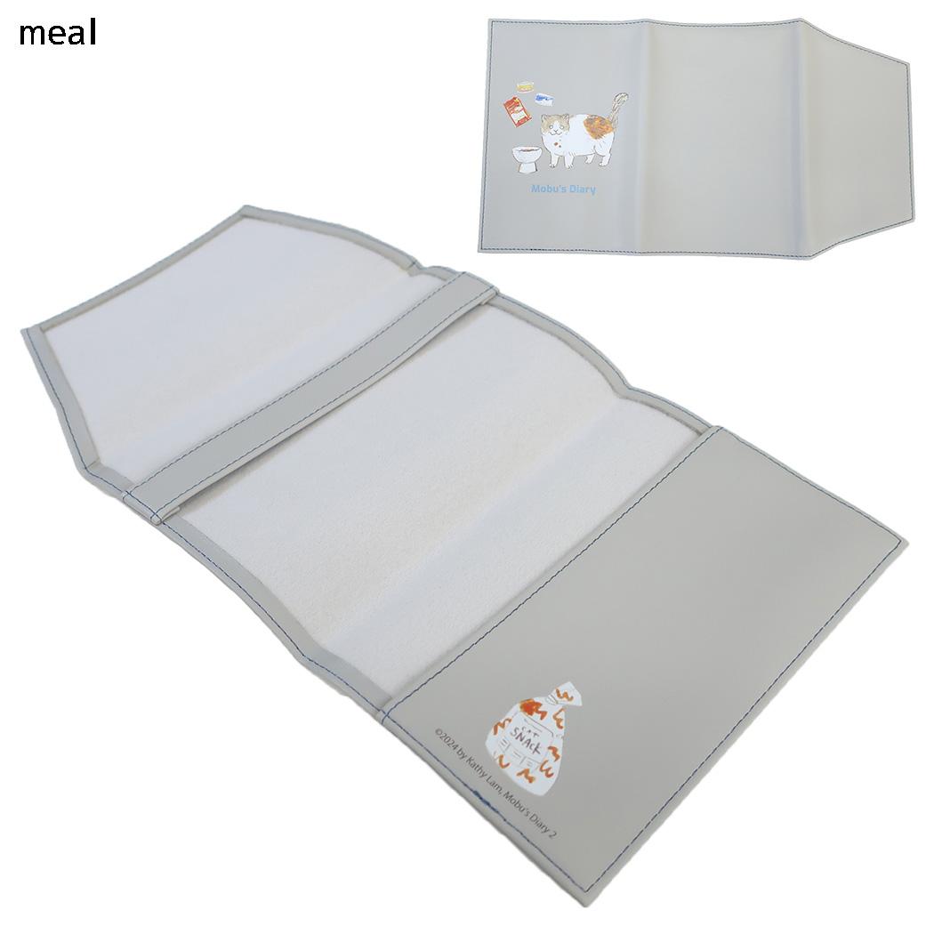 三毛猫モブ ブックカバー ブックカバー meal Green Flash