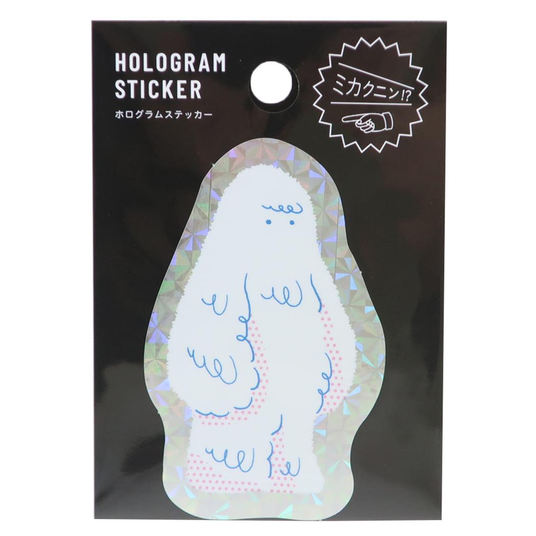 ミカクニン ダイカットシール ホログラムステッカー イエティ Green Flash