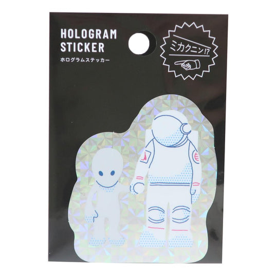 ミカクニン ダイカットシール ホログラムステッカー 宇宙 Green Flash