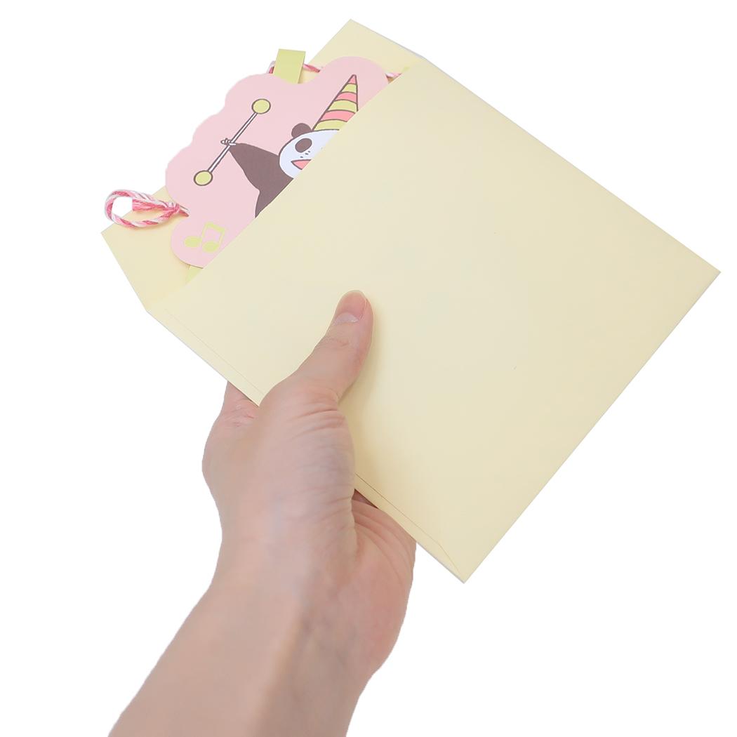 ペーパーガーランド グリーティングカード パンダコパンダ サーカス Green Flash メッセージカード メール便可