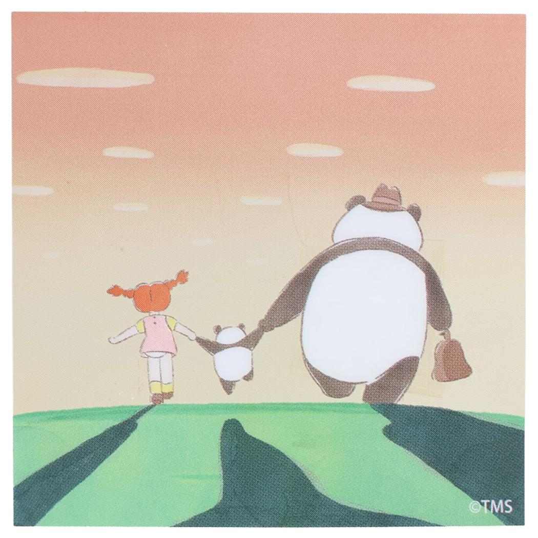 パンダコパンダ ダイカットシール クリアステッカー ゆうぐれ Green Flash