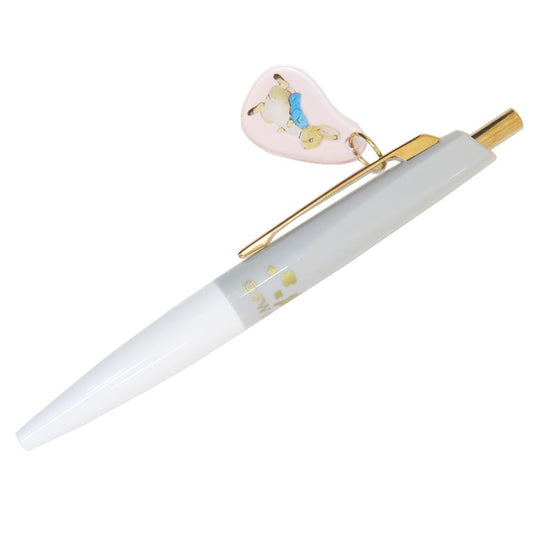 チャーム付きミニボールペン ボールペン ピーターラビット グレー Green Flash 新学期準備文具 絵本メール便可