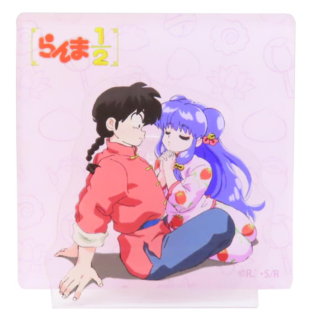メモクリップスタンド クリップ らんま1/2 乱馬＆シャンプー 高橋留美子 Green Flash 事務用品 メモ立て アニメメール便可