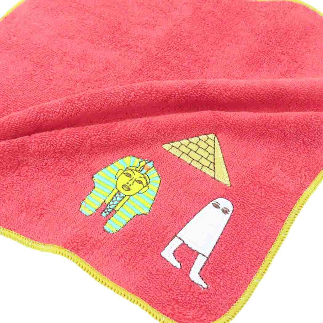 タオルハンカチ ミニタオル STUDY HOLIC 古代エジプト学 Green Flash 汗拭きタオル おもしろ雑貨 学び 学問 メール便可