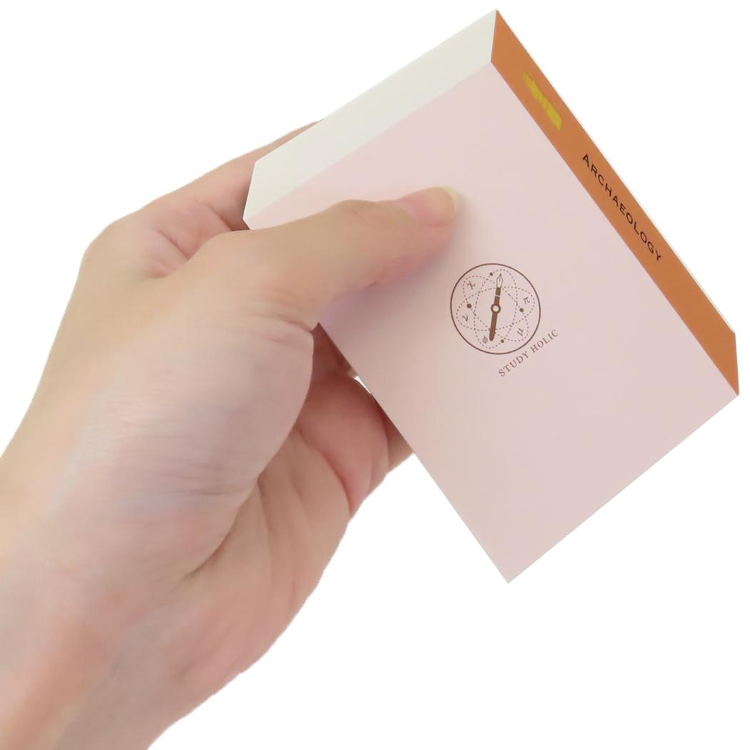 スティッキーブック 付箋 STUDY HOLIC 考古学 Green Flash 新学期準備文具 事務用品 学び 学問 メール便可