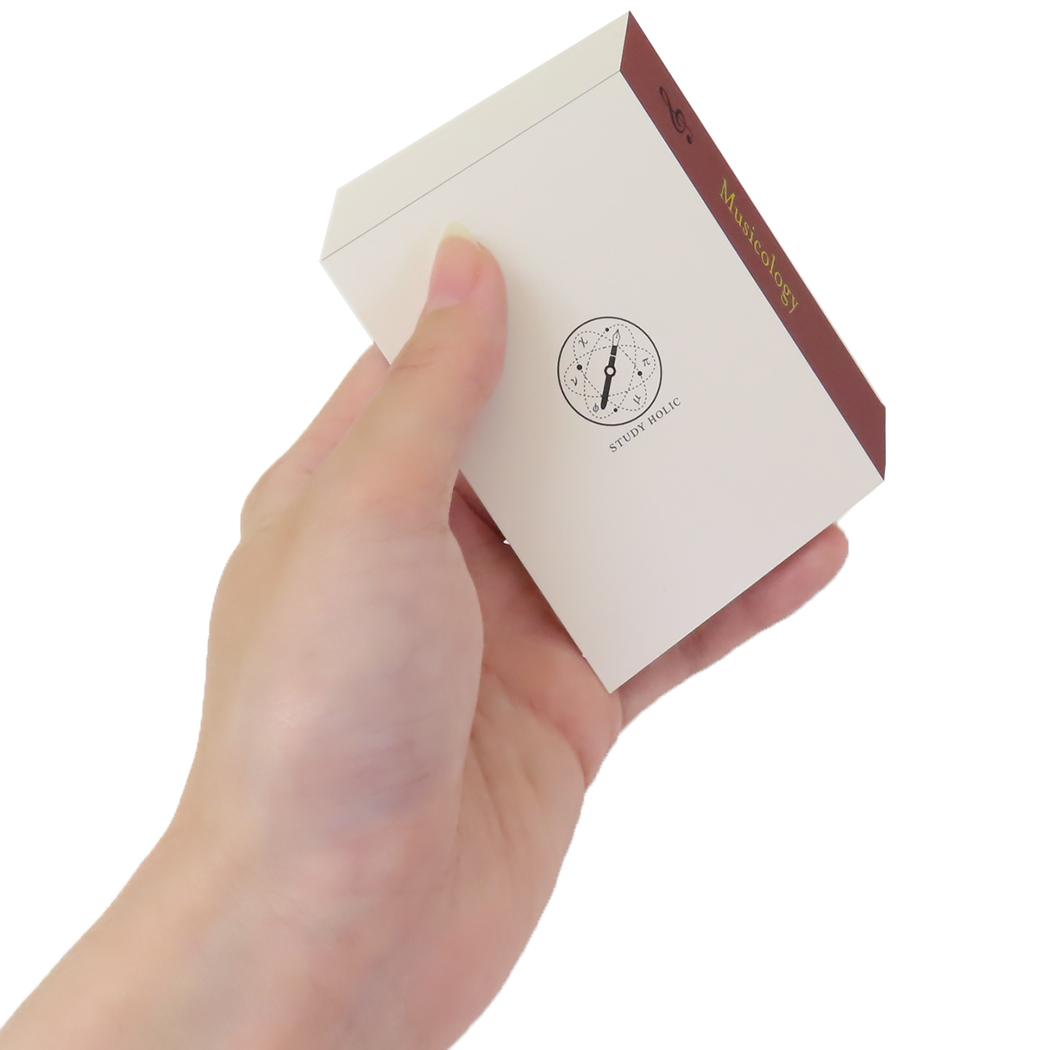 スティッキーブック 付箋 STUDY HOLIC 音楽学 Green Flash 新学期準備文具 事務用品 学び 学問 メール便可