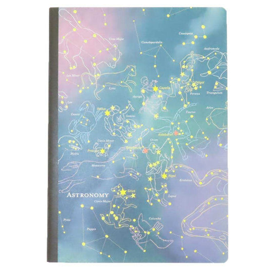 A5ノート 横罫ノート STUDY HOLIC 天文学 Green Flash ミニノート 学び 学問 メール便可