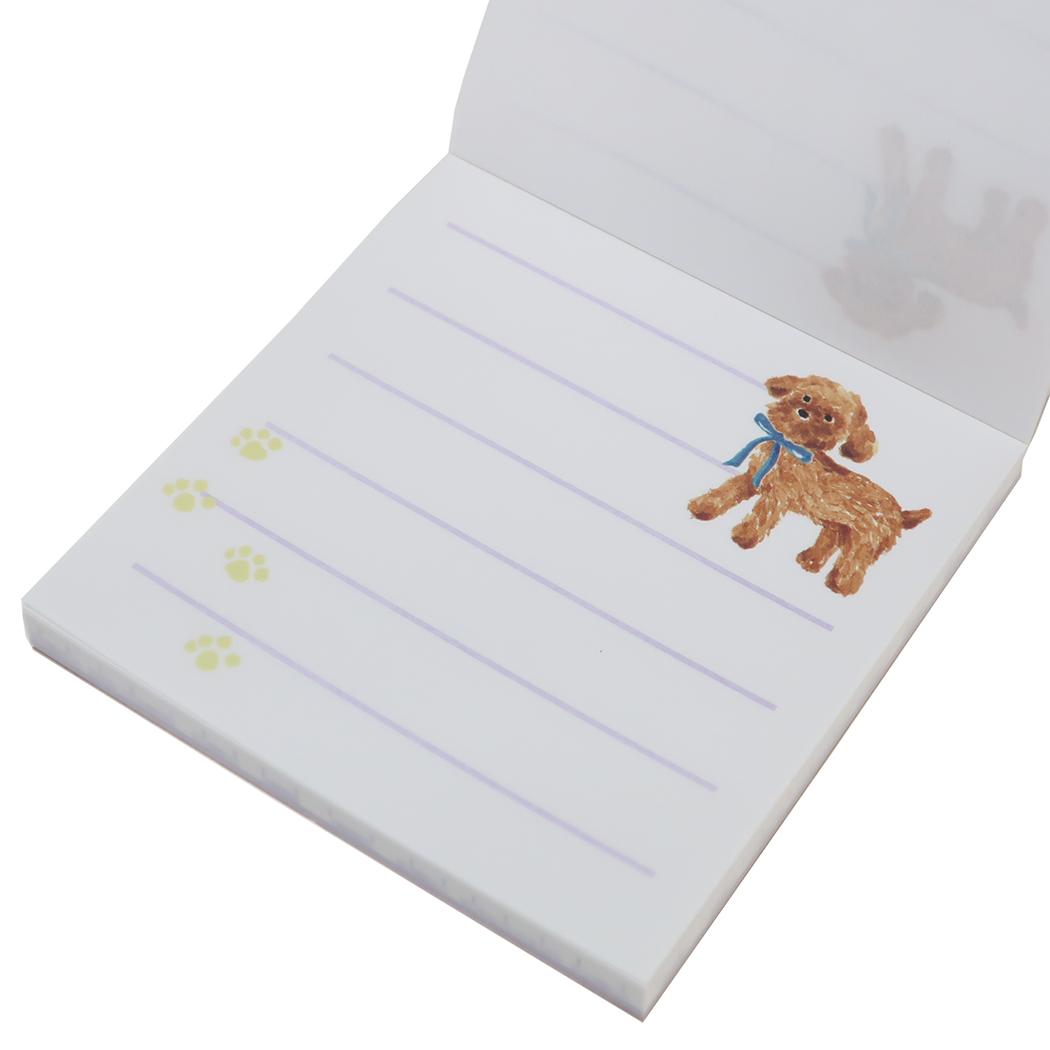 メモパッド メモ帳 利光春華 blue ribbon dog Green Flash 新学期準備文具 おしゃれ メール便可