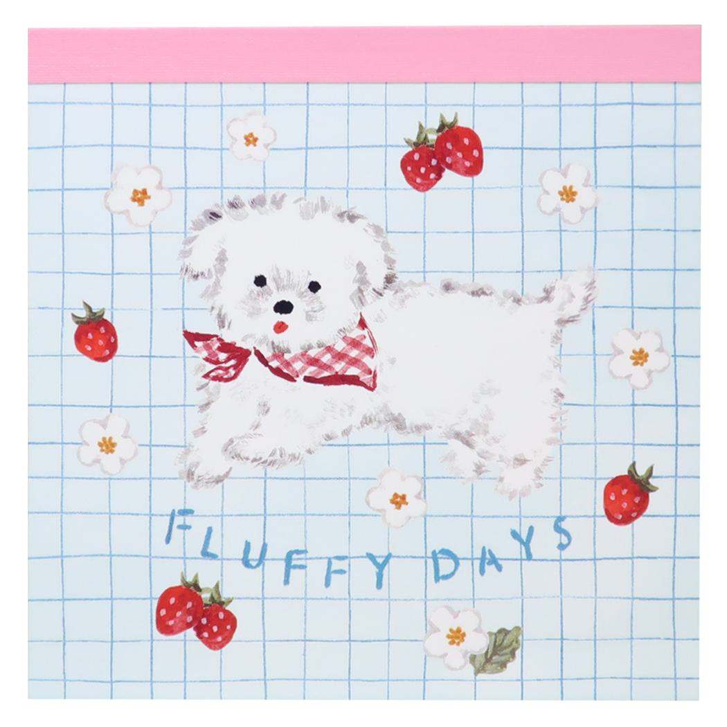 メモパッド メモ帳 利光春華 strawberry dog Green Flash 新学期準備文具 おしゃれ メール便可