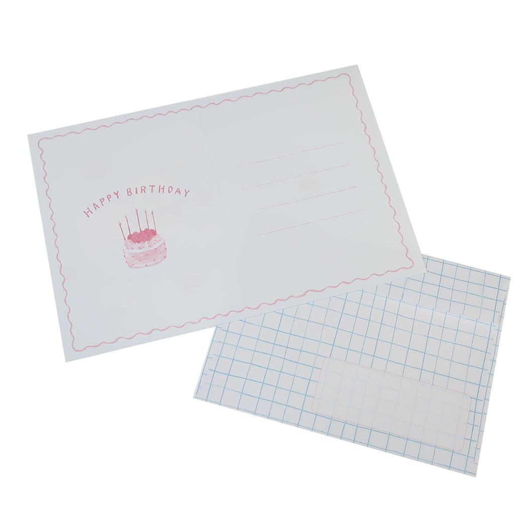 バースデーカード グリーティングカード 利光春華 strawberry dog Green Flash メッセージカード 誕生日 メール便可