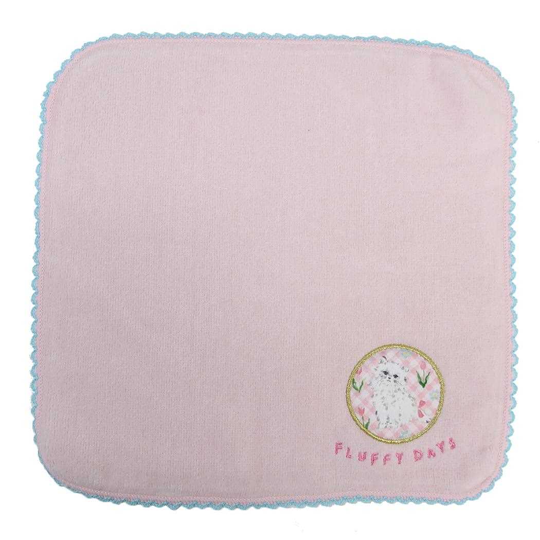 タオルハンカチ ミニタオル 利光春華 tulip cat Green Flash 汗拭きタオル おしゃれ メール便可