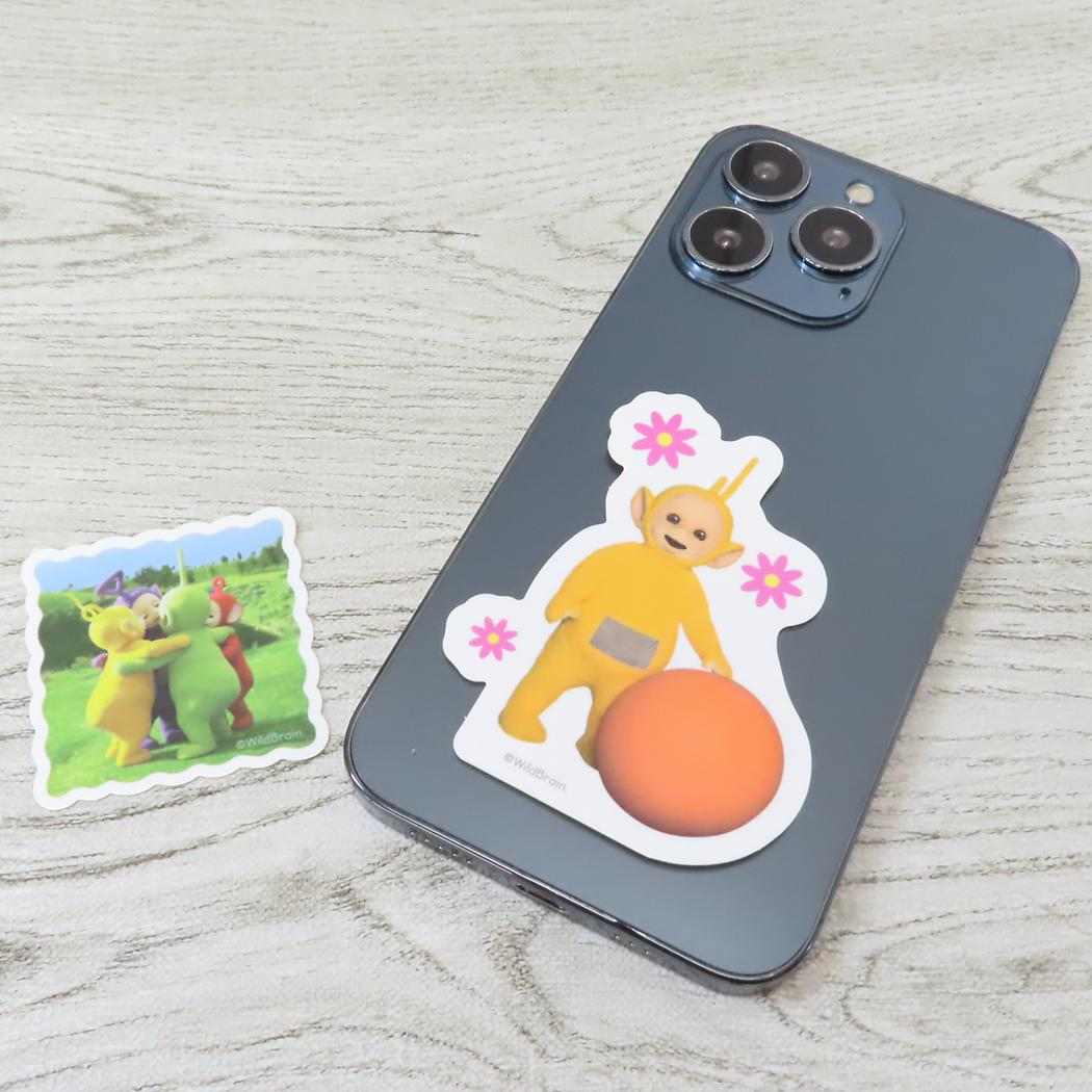 ステッカーセット ダイカットシール テレタビーズ Laa-Laa Green Flash デコシール メール便可