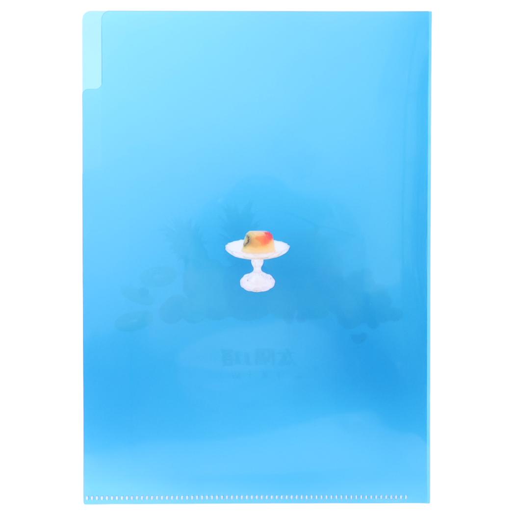 A5ポケットクリアファイル ポケットファイル 太陽ノ塔洋菓子店 フルーツゼリー Green Flash ミニファイル かわいい メール便可
