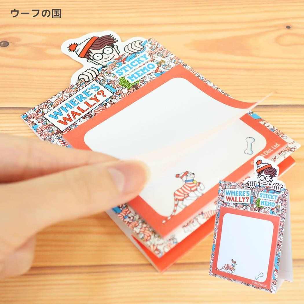 ウォーリーをさがせ！ 付箋 ポップアップ ふせん ウーフの国 Green Flash