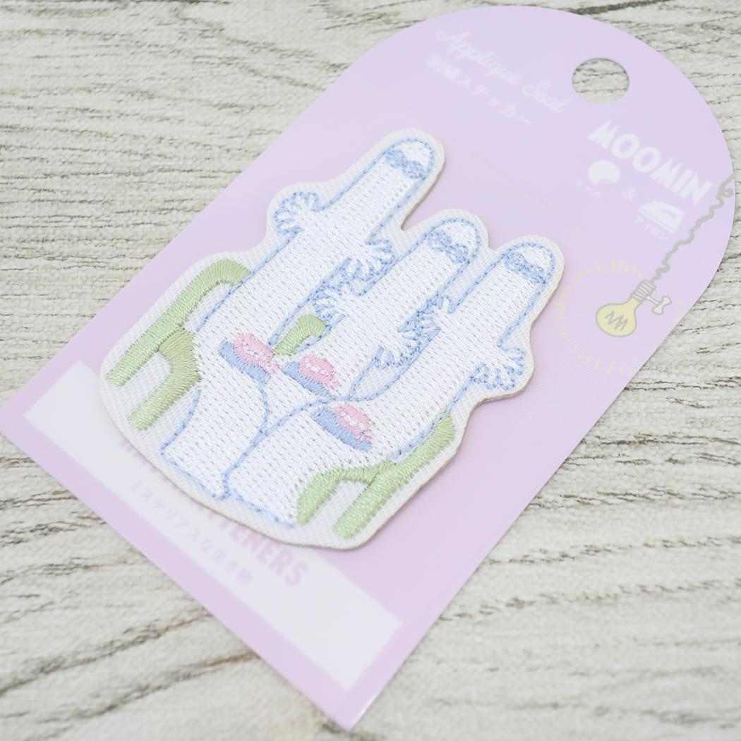 刺繍ステッカー ワッペン ムーミン ニョロニョロ 北欧 学研ステイフル 手芸用品 メール便可