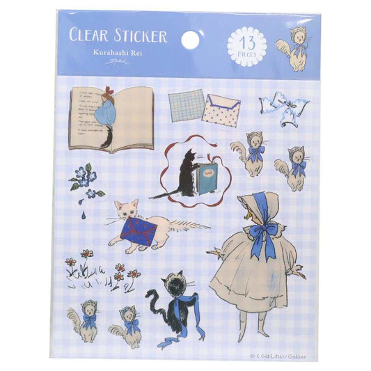 くらはしれい シールシート 透明シール おそろい 学研ステイフル 防水 UV加工 おしゃれ グッズ メール便可 シネマコレクション