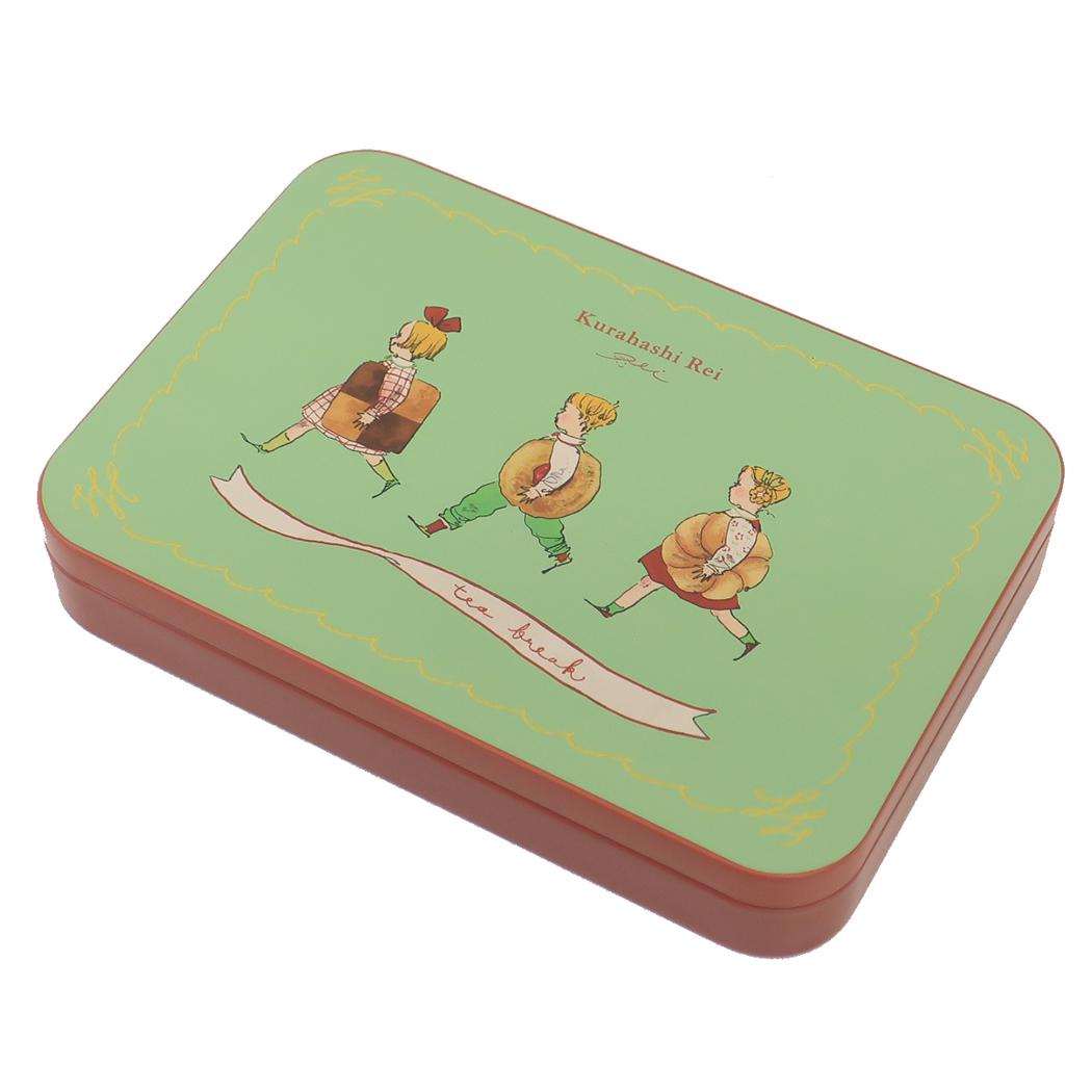 缶入りポストカード POSTCARD くらはしれい GR 学研ステイフル 小物入れ おしゃれ レトロ ガーリー