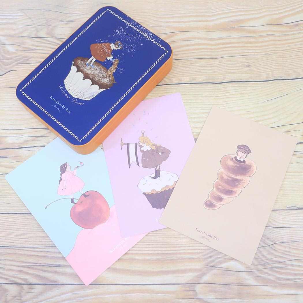 缶入りポストカード POSTCARD くらはしれい NV 学研ステイフル 小物入れ おしゃれ レトロ ガーリー
